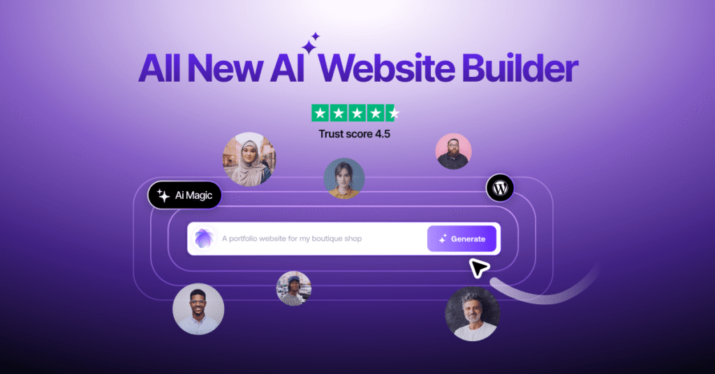 WordPress.com запускає AI Website Builder (фото: google)