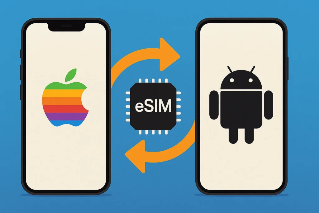 Як перенести eSIM з iPhone на Android